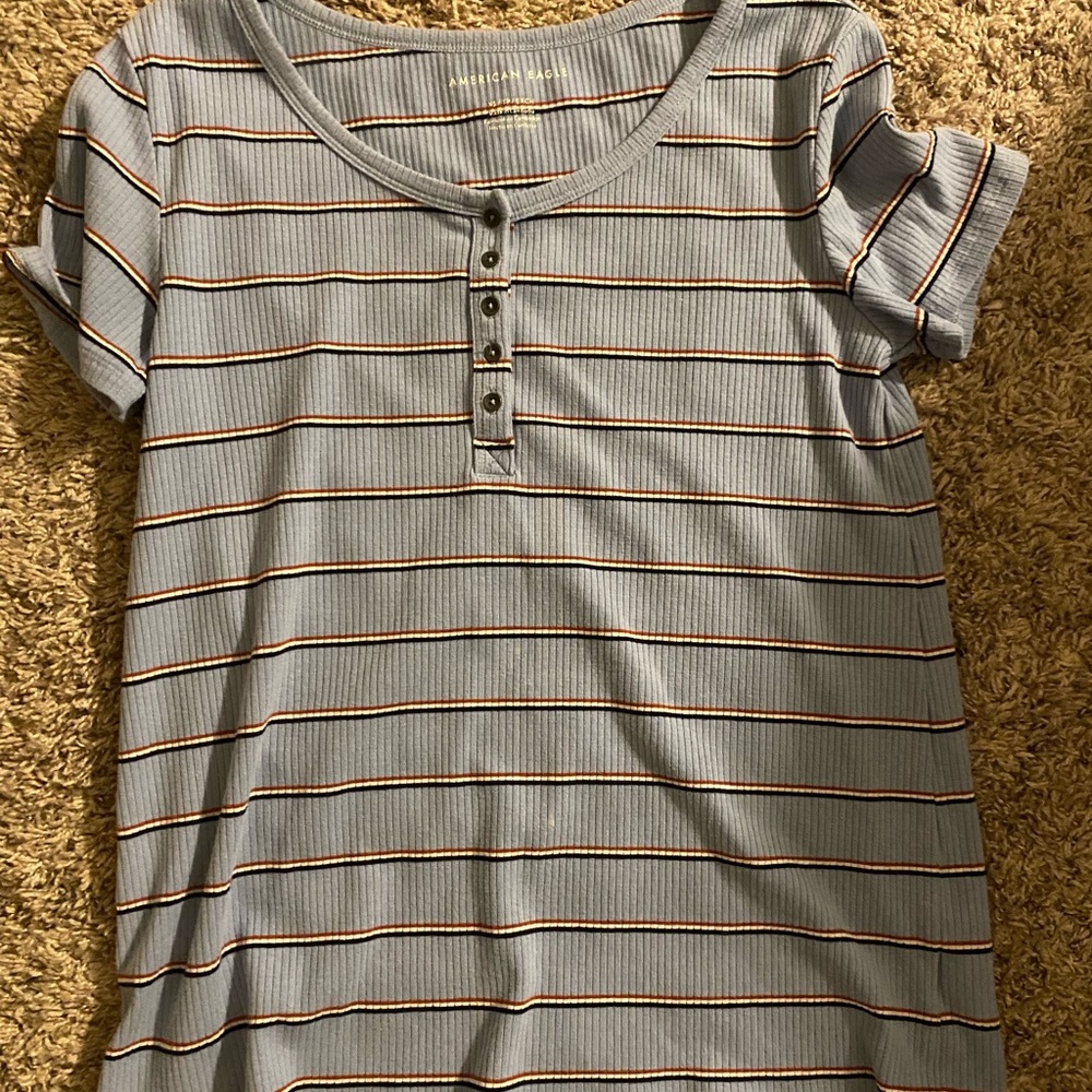 American Eagle Striped T-Shirt